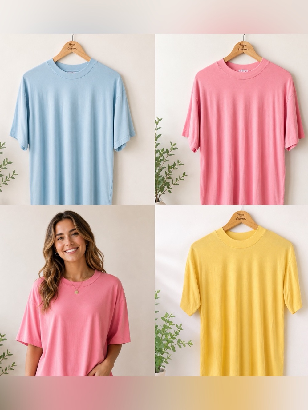 Bundle Lot of 3 Women's Basic Crew Neck Tees NWT Size S